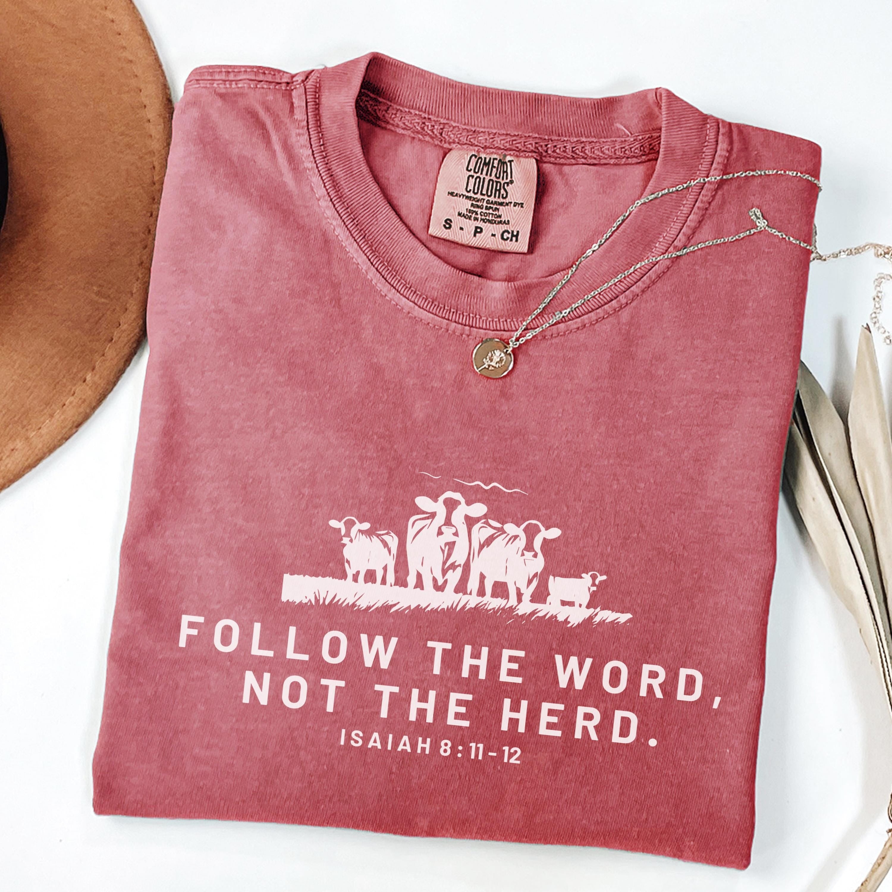 Religious Comfort Color Shirt, Christian Western Shirt, Faith Tshirt for Women, Faith T Shirt, Bible Verse Tee, Christian Gift, Homeschool Mom Tee